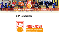 Desktop Screenshot of clintonvillebasketball.com